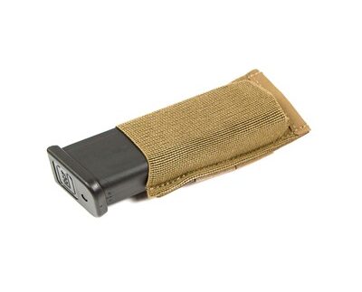 SINGLE PISTOL MAG POUCH MOLLE MOUNT COYOTE BROWN