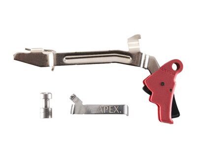POLYMER TRIGGER KIT FOR GLOCK GEN 3/4 RED