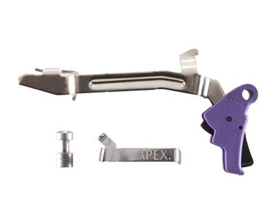 POLYMER TRIGGER KIT FOR GLOCK GEN 3/4 PURPLE