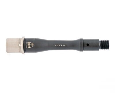MATCH 300BLK 6'' 1-5 TWIST GUNNER CONTOUR SS BBL NITRIDE
