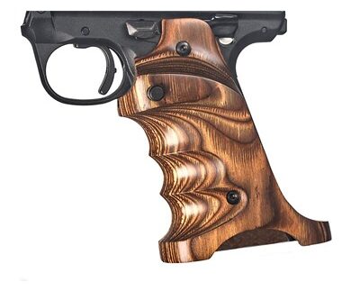 LAMINATED GRIPS FOR RUGER MARK IV 22/45 BROWN