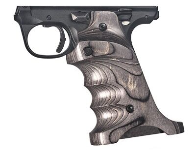 LAMINATED GRIPS FOR RUGER MARK IV 22/45 GRAY