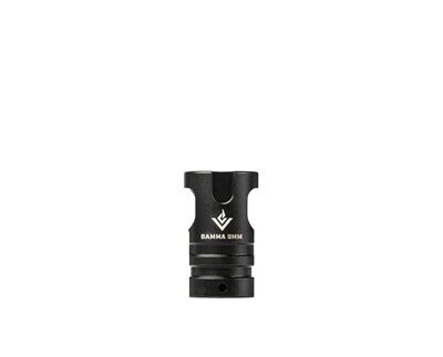 AR-15 GAMMA MUZZLE BRAKE BLACK 9MM