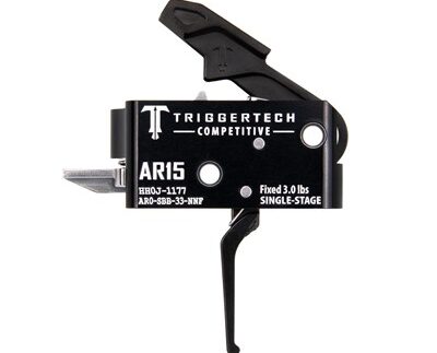 AR15 SINGLE-STAGE COMPETITIVE FLAT TRIGGER PVD BLACK