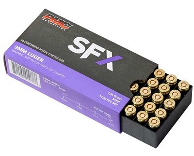 9MM LUGER 124GR SFX HOLLOW POINT 50/BOX