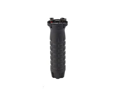 VERTICAL GRIP M-LOK GRENADE LONG ALUMINUM BLACK
