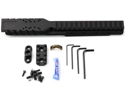 HANNIBAL RAIL FOR RUGER MINI-14 & THIRTY-2007/EARLIER BLACK