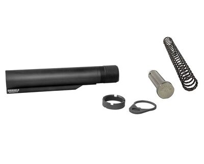 AR15 PREMIUM MILSPEC BUFFER TUBE ASSEMBLY W/SUPER 42, H2 BLK