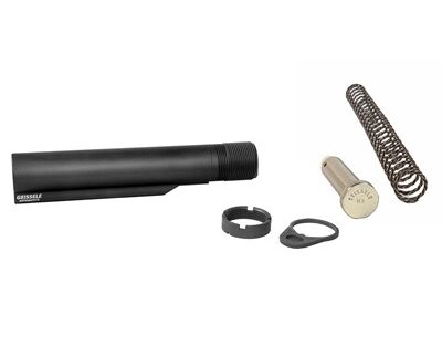 AR15 PREMIUM MILSPEC BUFFER TUBE ASSEMBLY W/SUPER 42, H3 BLK