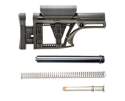 MBA-1 BUTTSTOCK WITH 308/7.62 BUFFER ASSEMBLY BLACK