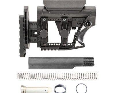 MBA-3 CARBINE BUTTSTOCK W/223/5.56 BUFFER ASSEMBLY BLACK