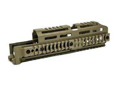 AK ALPHA SERIES QUAD RAIL HANDGUARD 10.0'' - FDE
