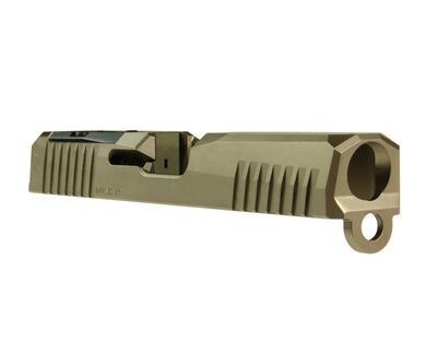 DUSK G19 GEN3 9MM LUGER RMR CUT STRIPPED SLIDE FDE