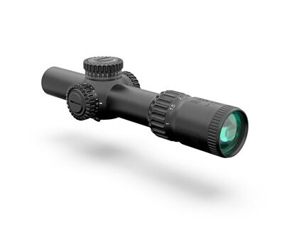 WARHORSE 1-6X24MM FFP ILLUMINATED GREEN DRAGOON MIL BLACK
