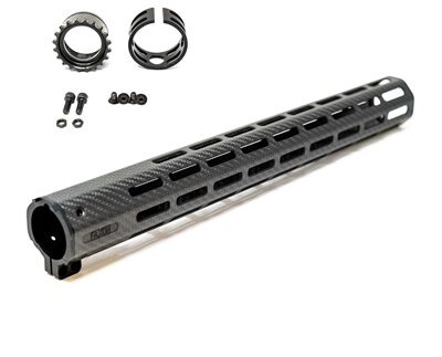 STREAMLINE CARBON FIBER 17'' M-LOK HANDGUARD BLACK