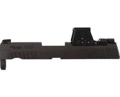 SLIDE ASSEMBLY P320X  3.6'' 9MM LUGER W/ROMEO-X SIGHT BLACK