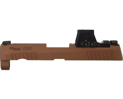 SLIDE ASSEMBLY P320X 3.9'' 9MM LUGER W/ROMEO-X SIGHT COYOTE