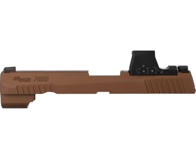 SLIDE ASSEMBLY P320X 4.7'' 9MM LUGER W/ROMEO-X SIGHT COYOTE
