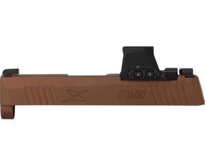 SLIDE ASSEMBLY P365X 3.1'' 9MM LUGER W/ROMEO-X SIGHT COYOTE