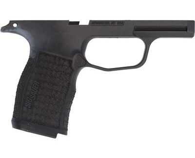 LXG GRIP MOD LASER ENGRAVED P365XL 9MM LUGER BLACK