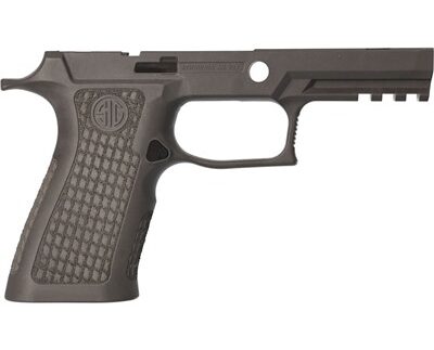 LTXG GRIP MODULE LASER ENGRAVED P320-X CARRY 9/40/357 GRAY