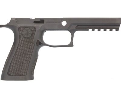 LTXG GRIP MODULE LASER ENGRAVED P320-FULL SIZE 9/40/357 GRAY