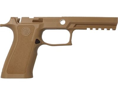 GRIP MODULE P320-X SERIES FS W/MANUAL SAFETY 9/40/357 COYOTE