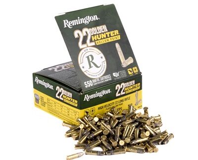GOLDEN HUNTER 22 LONG RIFLE 40GR PLATED HOLLOW POINT 550/BOX