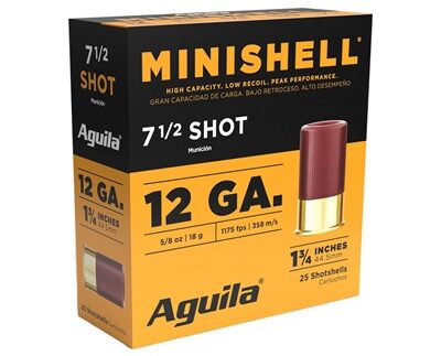 MINISHELL 12 GAUGE 1-3/4'' 5/8OZ #7.5 SHOT 25/BOX
