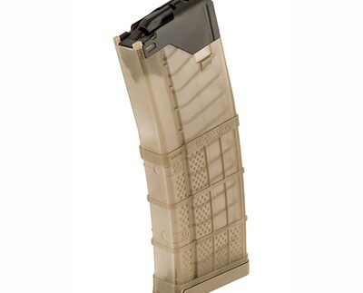 L5AWM GEN2 5.56X45 NATO 30RD MAGAZINE TRANSLUCENT DARK EARTH