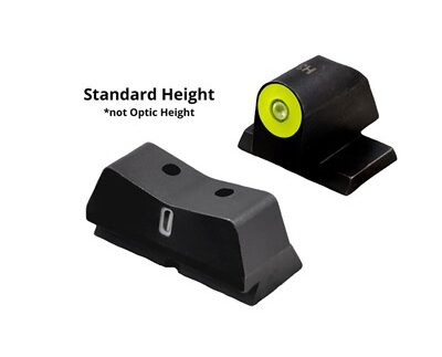DXT 2 BIG DOT OPTIC READY FOR S&W M&P FULL/COMPACT YELLOW