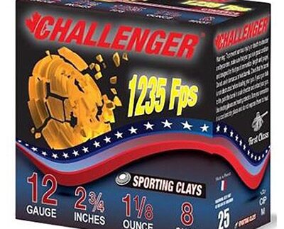 SPORTING CLAY 12 GA 2-3/4'' 1-1/8OZ #8 SHOT 1235 FPS 250/CASE