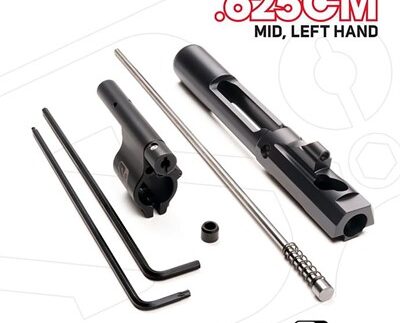 AR-15 ADJ PISTON SYSTEM W/CLAMPON .625'' GAS BLOCK MID LH