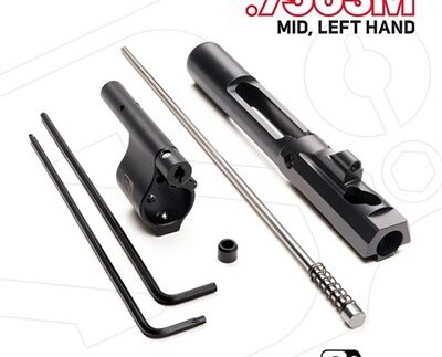 AR-15 ADJ PISTON SYSTEM W/SOLID .750'' GAS BLOCK MIDLENGTH LH