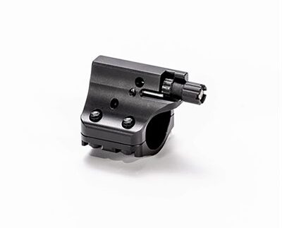 D2 SERIES ULTRA LOW PROFILE .750 ADJ GAS BLOCK WITH DETENT
