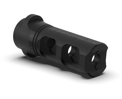 BREEK-LOK TWIN PORT 9MM 5/8''X24 MUZZLE BRAKE