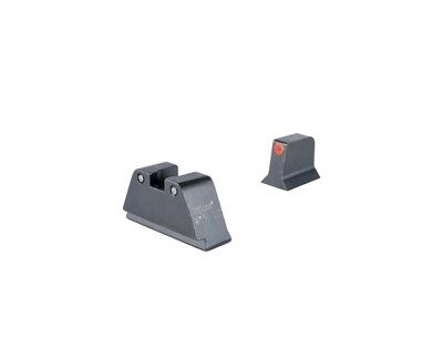 SUPPRESSOR/OPTIC HEIGHT SIGHT SET ORANGE/TRITIUM STD GLOCKS