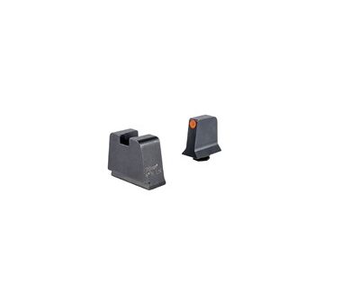 SUPPRESSOR/OPTIC HEIGHT SIGHT SET ORANGE/BLACK SLIM GLOCKS