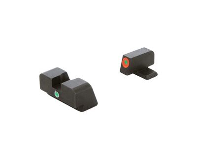 I-DOT SIGHT SET ORANGE OUTLINE FOR FN HIGH POWER BLACK
