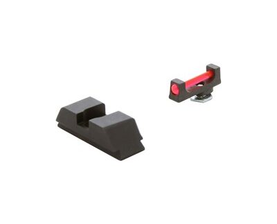 RANGE SIGHT SET RED FIBER GLOCK 9MM G1-4/G5 10MM.45 ACP