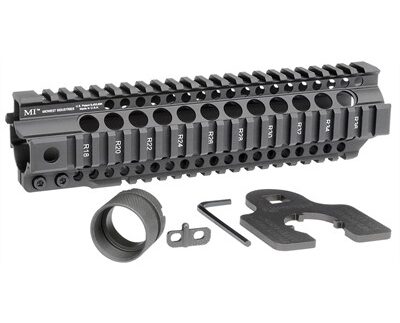 AR-15 COMBAT T-SERIES 1-PC FREE FLOAT HANDGUARD 9.5'' BLACK