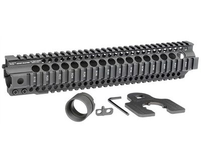AR-15 COMBAT T-SERIES 1-PC FREE FLOAT HANDGUARD 12.625'' BLK