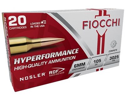 HYPERFORMANCE 6MM CREEDMOOR 105GR HOLLOW POINT BT 20/BOX