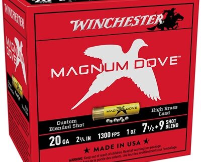 MAGNUM DOVE 20 GAUGE 2-3/4'' 1OZ #7.5 & 9 SHOT 25/BOX
