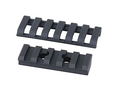 DIRECT THREAD FALCON RAIL PICATINNY ALUMINUM BLACK 2''