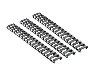 18 SLOT LADDER RAIL COVER PICATINNY POLYMER BLACK