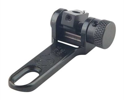 RIFLE IMPROVED PEEP TANG SIGHT BASE BLACK