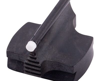 .375'' BARREL MOUNTED 1/16'' 37-W FRONT SIGHT STEEL WHITE