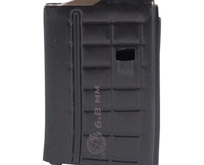 AR-15 MAG 6.8 SPC, 22 NOSLER, 224 VALKYRIE 10RD STEEL BLK