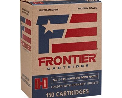 FRONTIER 223 REMINGTON 55GR MATCH HOLLOW POINT 150/BOX